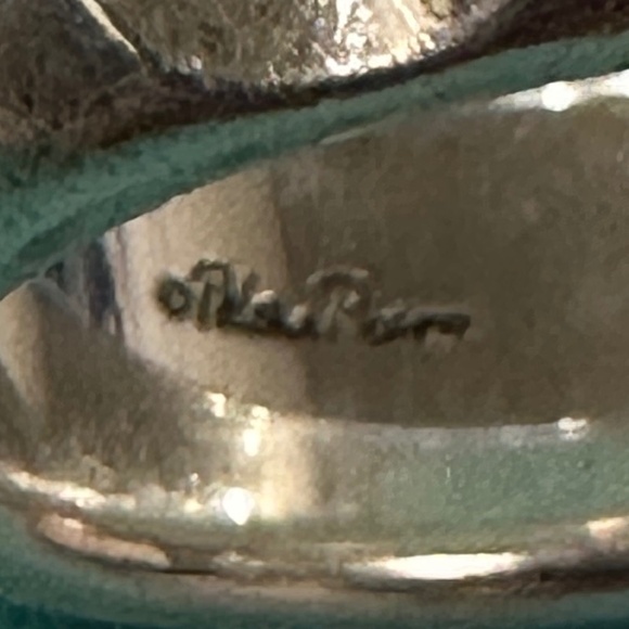 VTG Tiffany & Co. Paloma Picasso Groove sterling silver ring size 7.75. - Picture 5 of 7